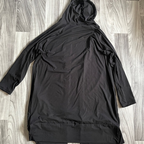 For kicks Black Hooded Long 3/4 Sleeve Cardigan - Picture 6 of 10
